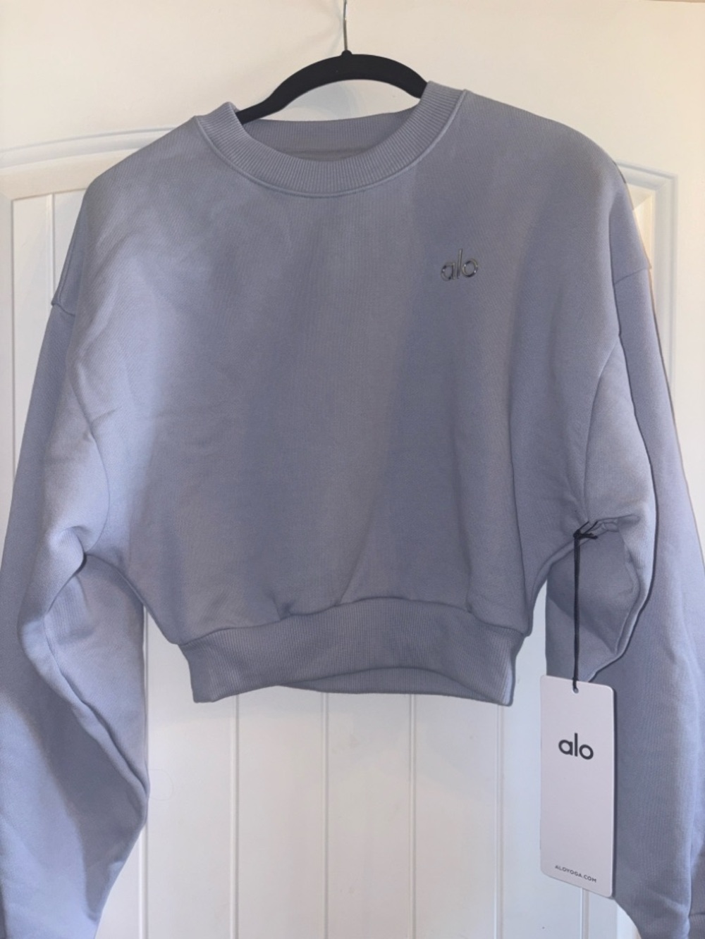 NWT ALO Yoga Cropped Accolade Crewneck Sweatshirt